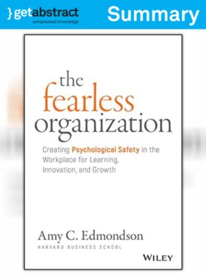 cover image of The Fearless Organization (Summary)